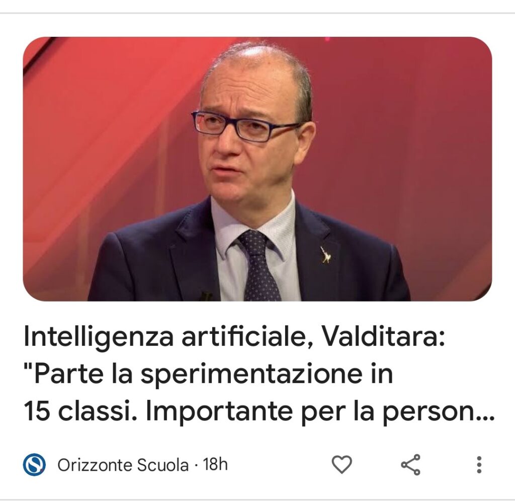 INTRODUZIONE DELL'AI NELLA SCUOLA ITALIANA